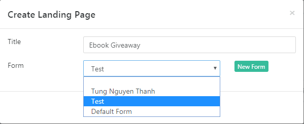 creating-landing-page