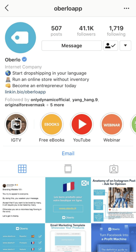 Sell on Instagram Optimizing business profile